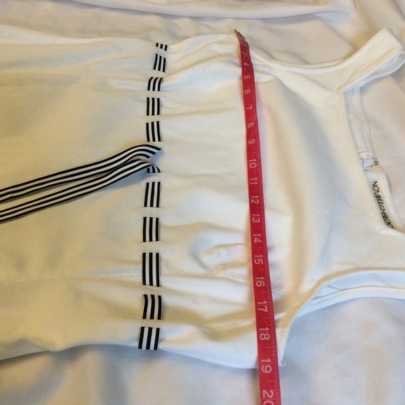 Noviello-Bloom White Sleeveless Empire Dress Sz 12 - Picture 11 of 14